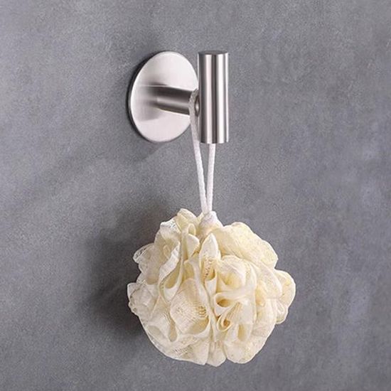 무타공 스텐 후크 행거 접착식 고리 H형 블랙 N182