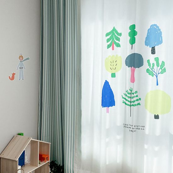 [드로잉에이미] 리틀포레스트 커튼