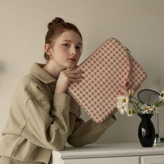 멜로우 체크 아이패드 파우치 11/13인치