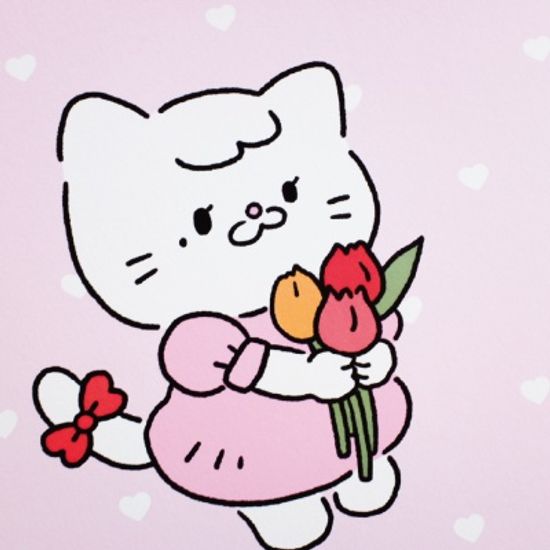 플라워 지니 A4 포스터