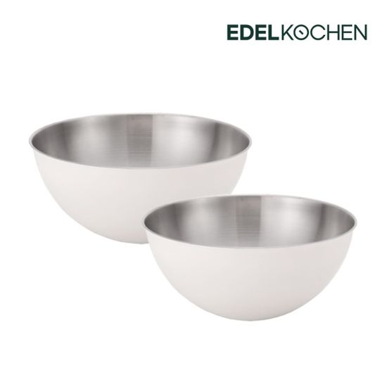 에델코첸 컬러 믹싱볼 (20cm,24cm) 2종 (바닐라크림)