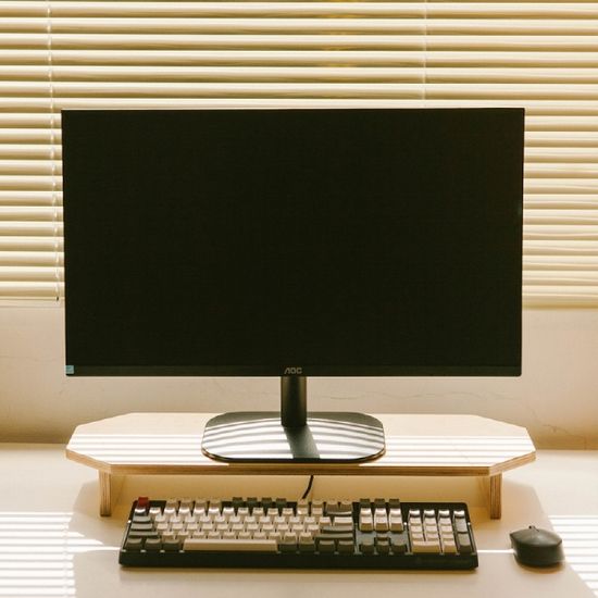 [오니프] 우드 모니터 받침대