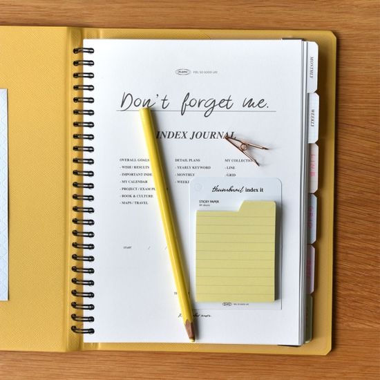 스프링인덱스북-프리스타일 (자유롭게 쓰는 플래너)