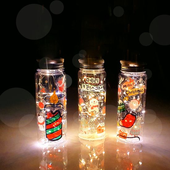 크리스마스 보틀 조명등
