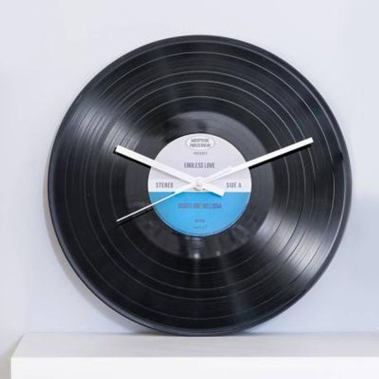 레트로 레코드 LP판 무소음시계 디자인랜덤발송