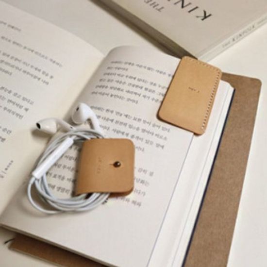 베지터블 가죽이어폰 홀더