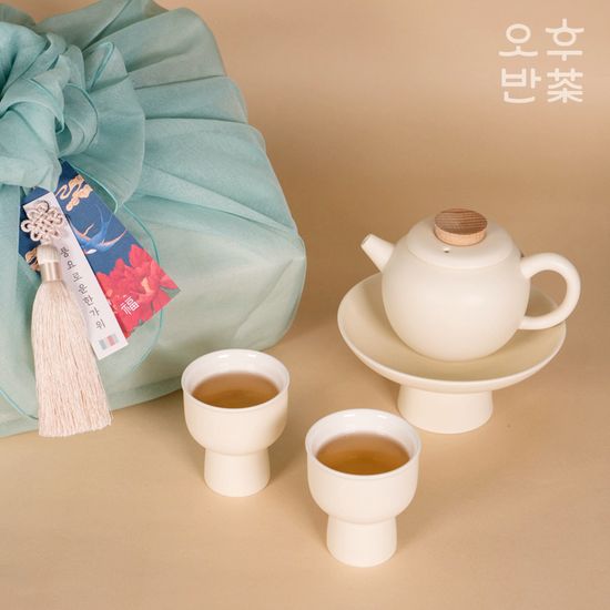 [2024추석선물]오후반차 다기세트+티샘플러 세트 3종