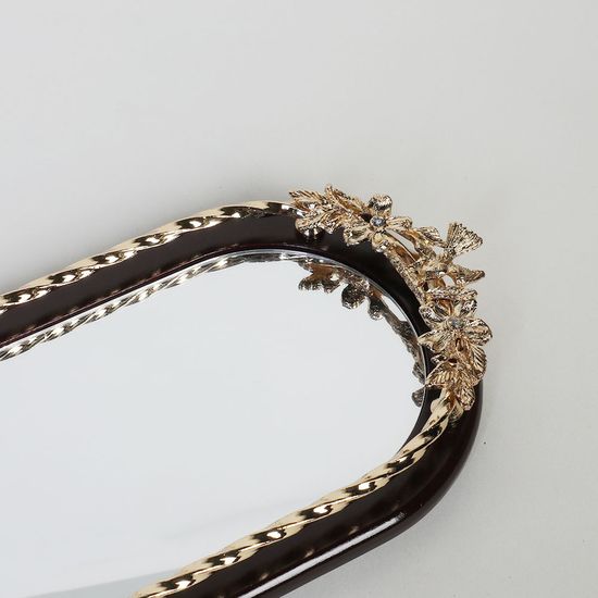 메탈 금도금 허밍버드 화장품 수납정리 트레이-스몰