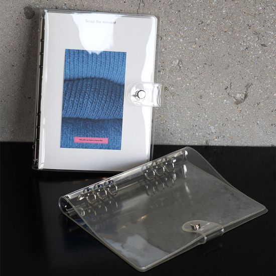 루카랩 A5 19R 6공 포켓 PVC 다이어리 커버