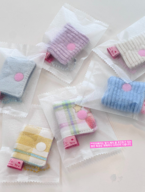 [줄감개] 미니 클립 - 이어폰 케이블 홀더 키링