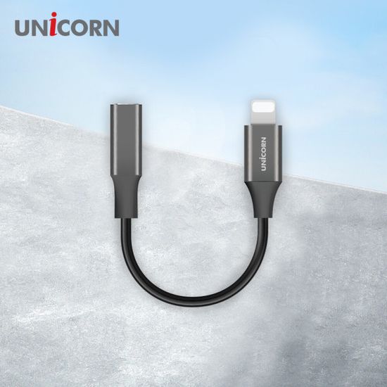 유니콘아이폰 아이패드 호환 8핀 to 3.5mm이어폰젠더 