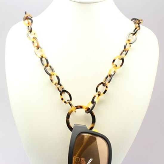 [보니엘]링체인홀더_브라운레오파드