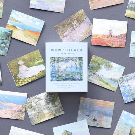 와우 스티커 모네