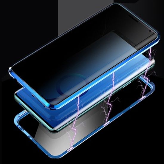 갤럭시 s22 사생활보호 풀커버 강화유리 메탈 케이스