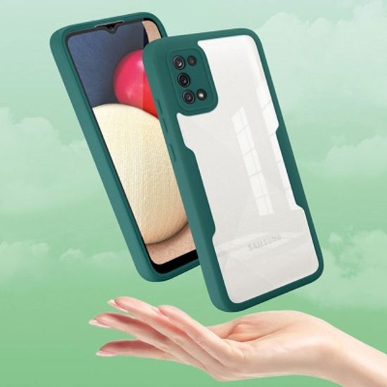 갤럭시S21 컬러 테두리 360 전면 풀커버 투명 케이스