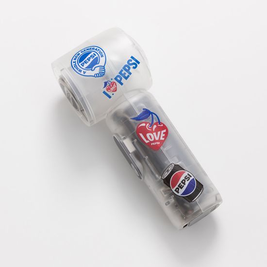 펩시 휴대용 핸디팬 선풍기 미니 커플 손풍기