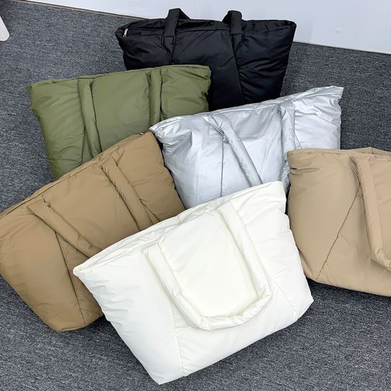 BR_6109 패딩 쇼퍼백 여성 직장인 대학생 가방