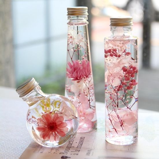 하바리움-롱보틀 프리저브드플라워