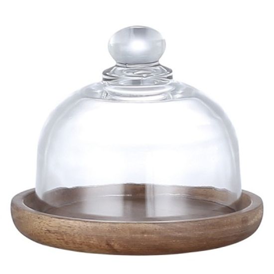 온나 미니 유리돔 디저트접시 트레이