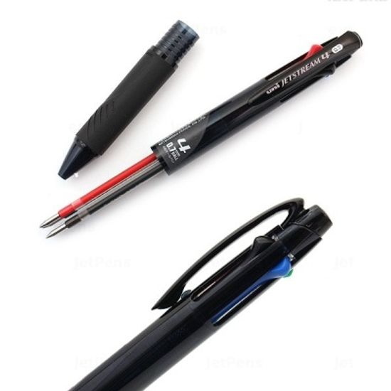 0.7mm 4색 유성볼펜-미쓰비시 유니 제트스트림 멀티펜 4C SXE4-500-07