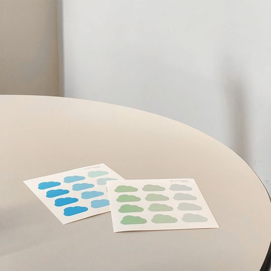 리무버 구름스티커 세트