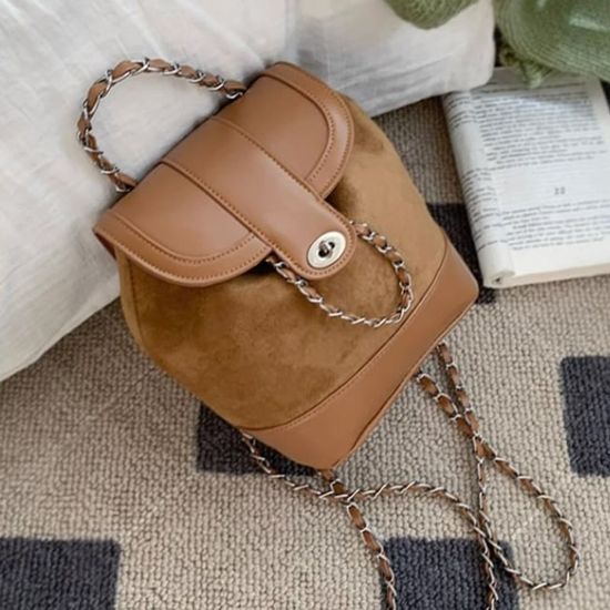 데일리 투패턴 백팩 가방 페미닌 미니백(WE256E9)