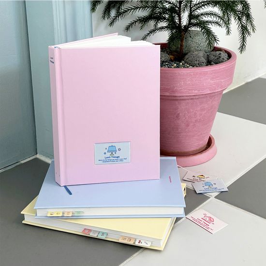 러빗띵스 라벨 다이어리 세트