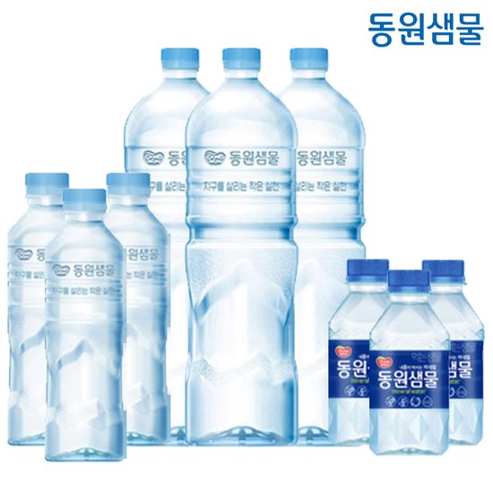 [동원] 동원샘물 무라벨 2L / 500ml / 300ml