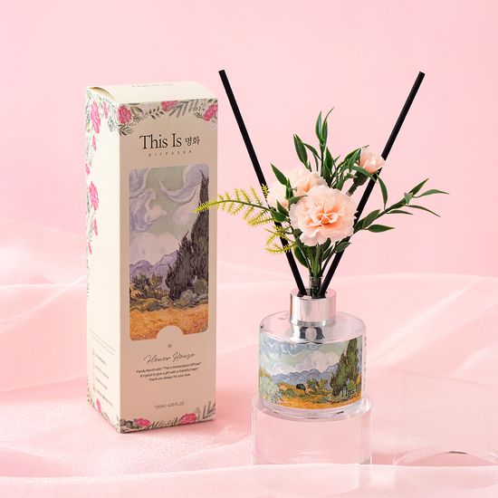 디스이즈명화 카네이션 선물 디퓨저 120ml +120ml세트