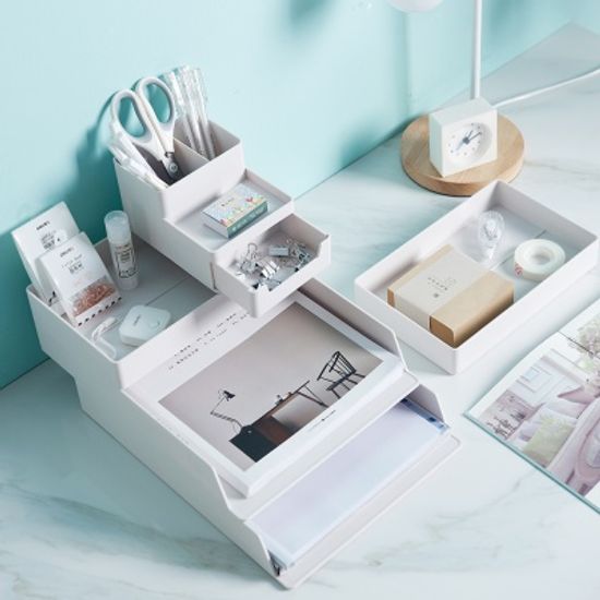 PH 책상 화장품 정리 문서 수납 트레이 a4 tray
