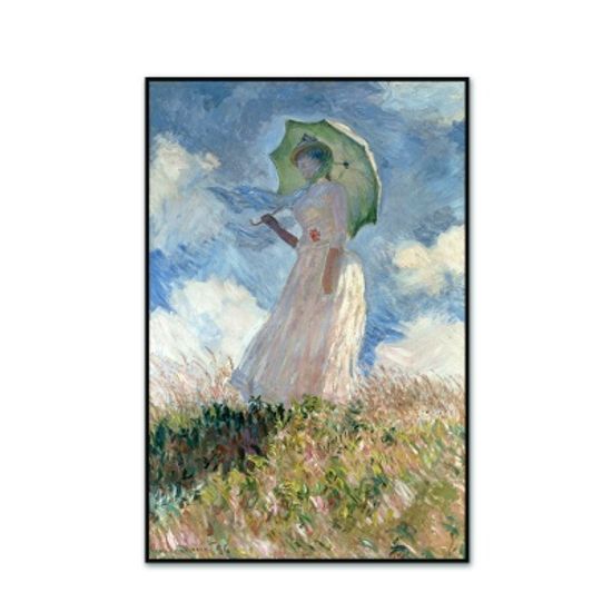 [THE BELLA] 모네 - 왼쪽을 바라보는 양산을 든 여인