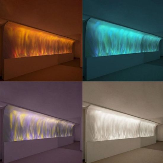 노르딕 신비한 3D 거실 침실 벽등 카페 조명 85cm