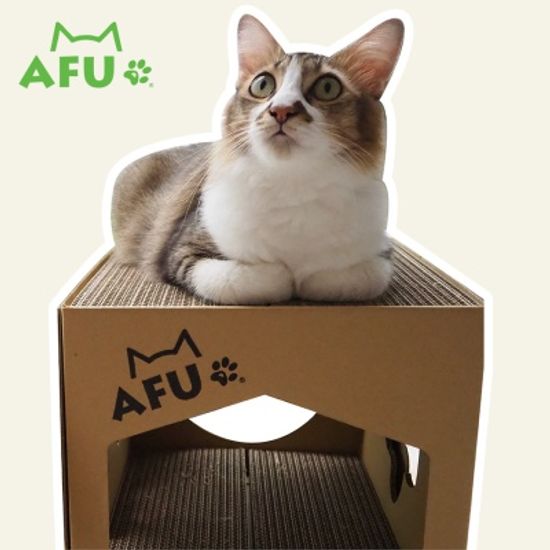 AFU 스크래쳐 고양이 숨숨집 스크래처 
