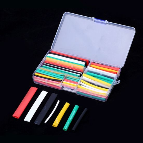 전선보호 열수축 튜브 140p세트 전선절연 하네스작업