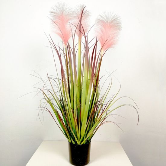 팜파스그라스 갈대 조화(핑크)(90cm) 인조갈대