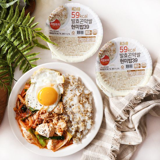 100g당 39kcal 발효곤약쌀현미밥39 150g x 10팩