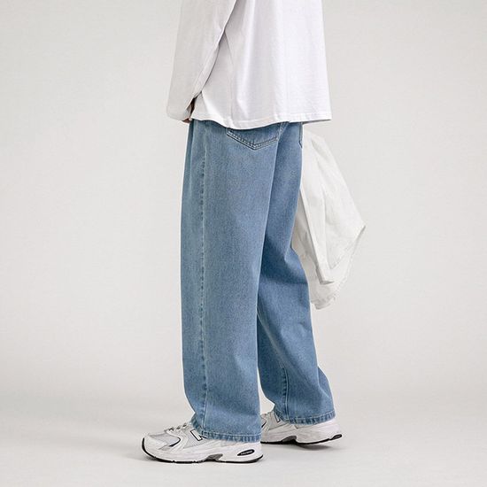 남자 허리 밴딩 일자 청바지 500406(WEB478F)