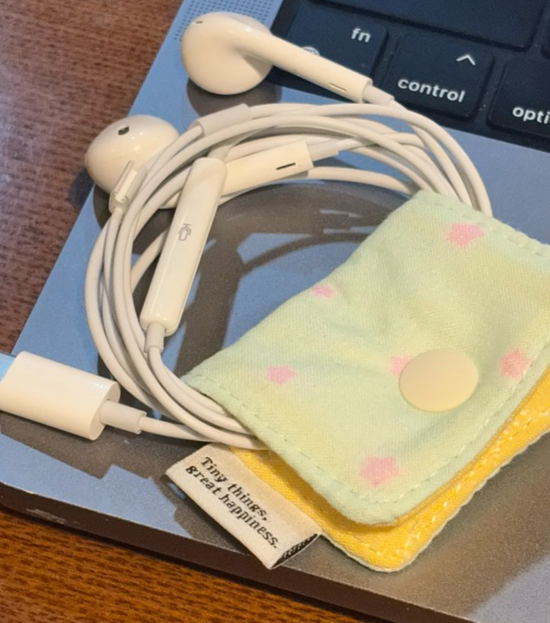 [줄감개] 미니 클립 - 이어폰 케이블 홀더 키링