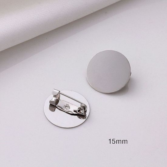 DIY 원형 브로치 만들기 재료 중형 20mm(WFJZFLW)