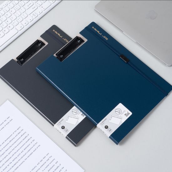 누사인 고정스트랩 커버 덮개 클립보드 A4 파일철