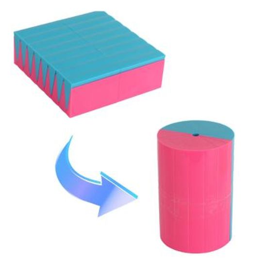 수학학습 원기둥 원뿔 분수 놀이 전개도 부피 B541