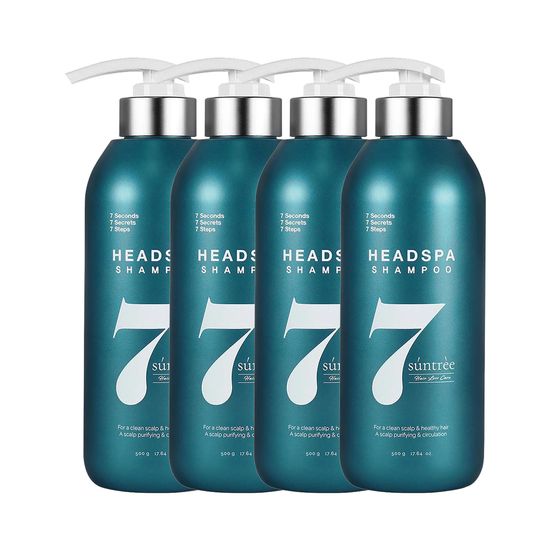 헤드스파7 썬트리 샴푸 500mlX4 헤어케어