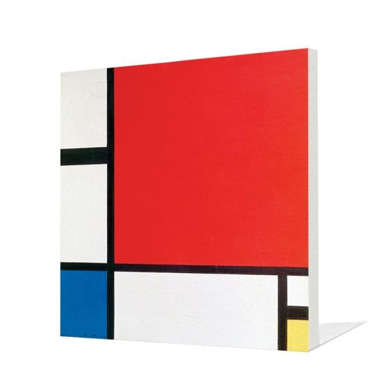 몬드리안 - 빨강, 파랑, 노랑의 구성, 캔버스액자