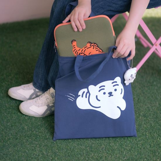 뚱랑이 숄더 에코백 2종