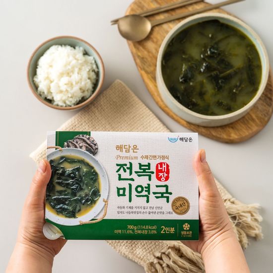 해담은 전복내장미역국 700g 1인분