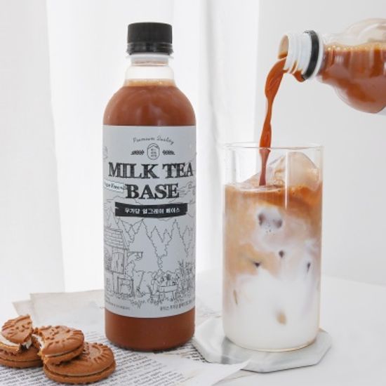 무가당 얼그레이 대용량 밀크티 베이스 500ml