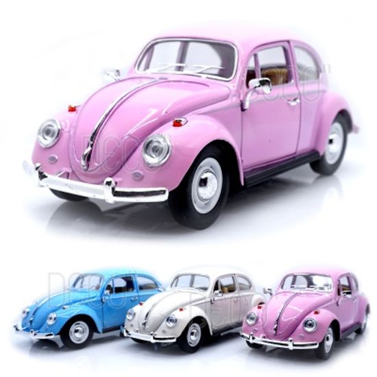 1:24 폭스바겐 비틀 파스텔 미니카 다이캐스트