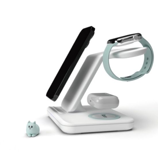 라온 3IN1 애플 고속 무선충전거치대