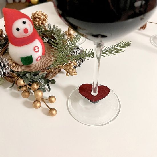 와인참 크리스마스 와인 글라스 마커 용품 악세서리