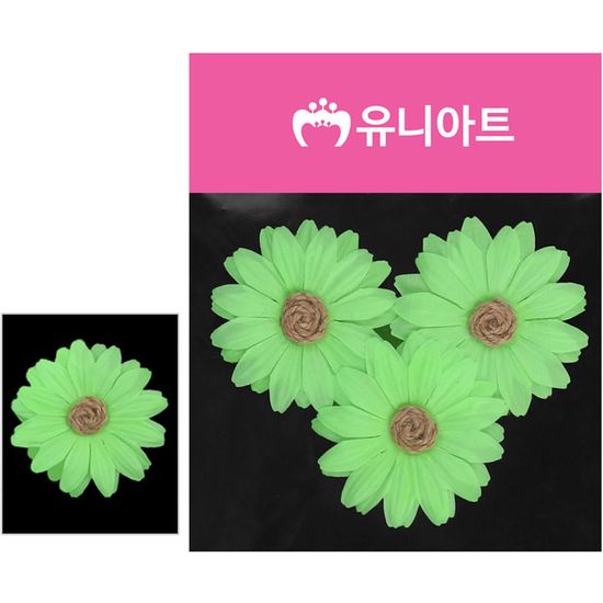 유니아트 (조화꽃) 마국화 (연두)(WD78968)